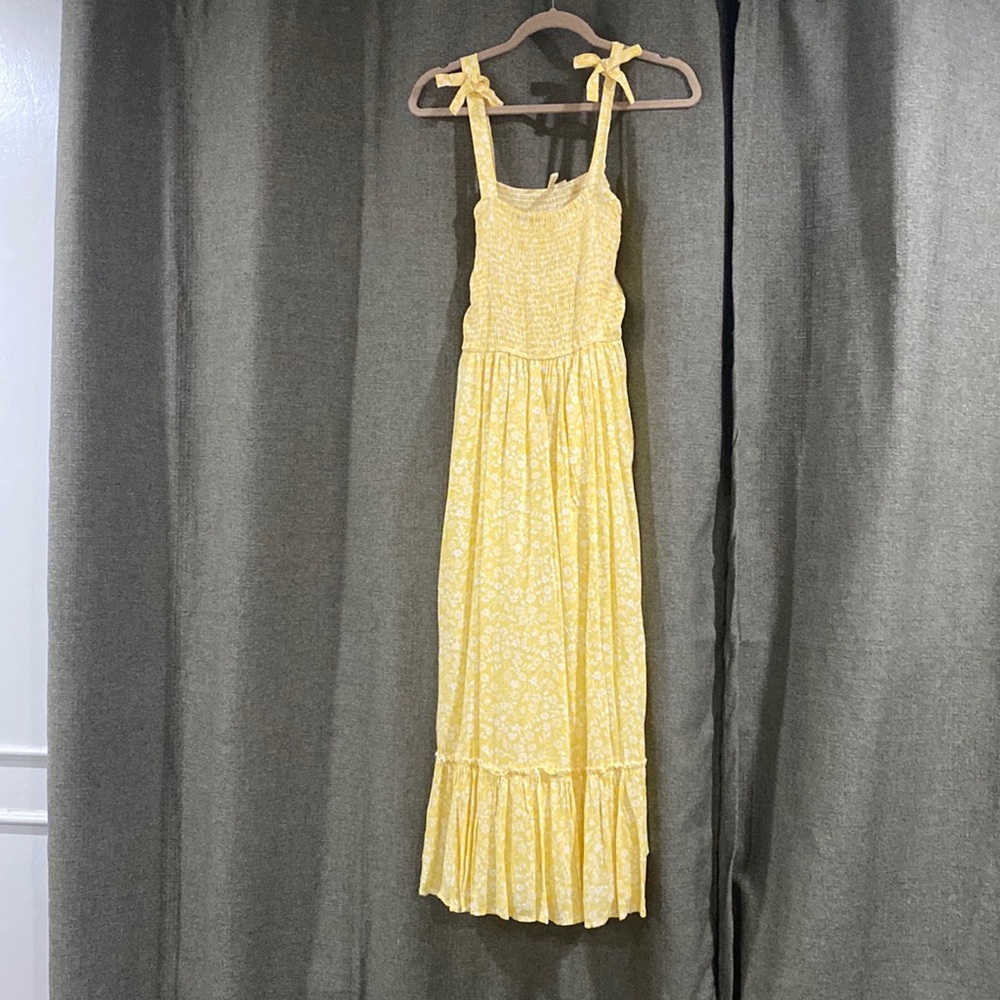 Yellow sun dress
